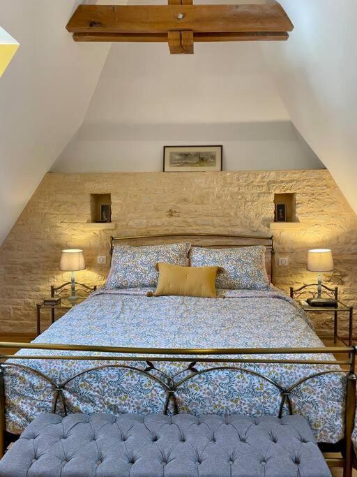 Charming 19Th Century Farmhouse With Pool Vitrac  Eksteriør bilde